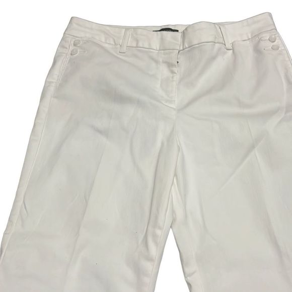 Talbots white denim pants size 16 - Picture 2 of 9